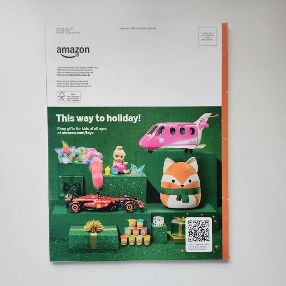2025 Amazon Holiday Kids Gift Book Toys Catalog has Stickers and Wishlist!! - Picture 2 of 8